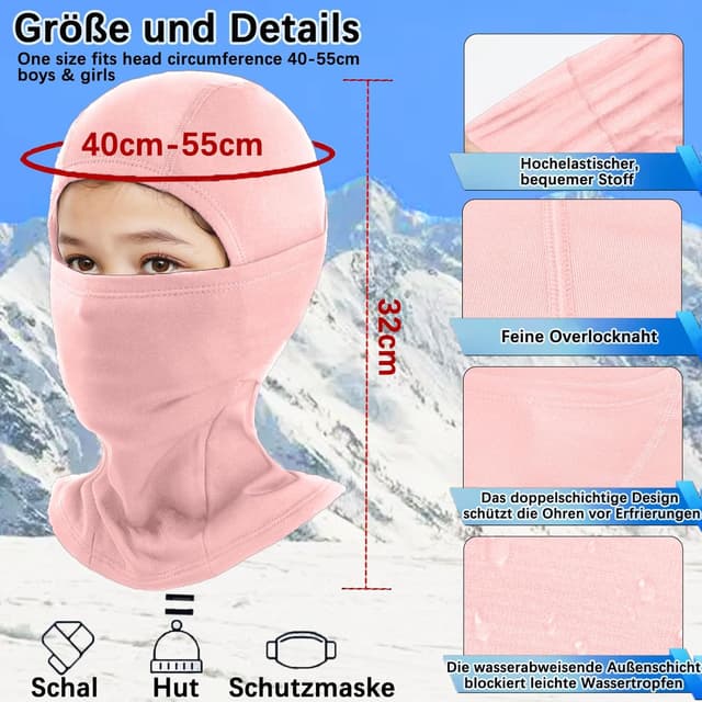 Thumbnail 3 de GFORI Kinder Sturmhaube 40â55 cm đ§Ł