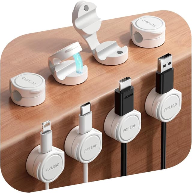 Imagen de FLYLEAD 8 Pièces Clips Câble en Silicone en OfertitasTOP