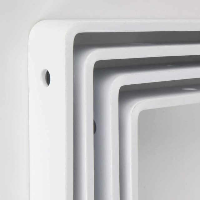 Thumbnail 6 de SAYAYO EJ5218W-4P – lot de 4 supports d’étagère murale en inox forme L pour fixation flottante