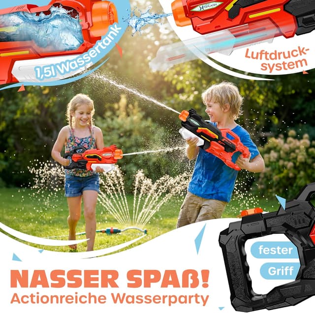 Thumbnail 3 de KESSER Wasserpistolen 2er Set Reichweite 10–11 m