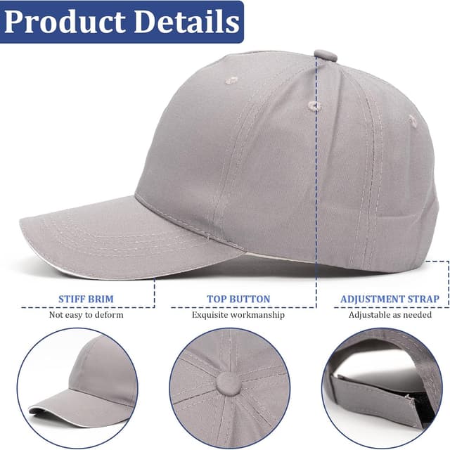 Detalle 2 de Dzpuhuojz 3 Pack Baseball Cap