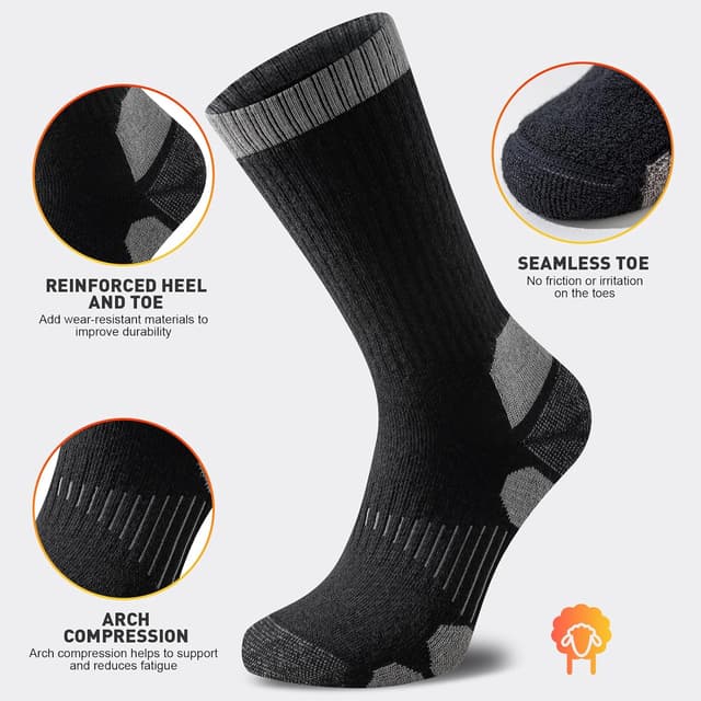 Thumbnail 6 de Niorasen Merino Wool Hiking Socks 3 Pairs