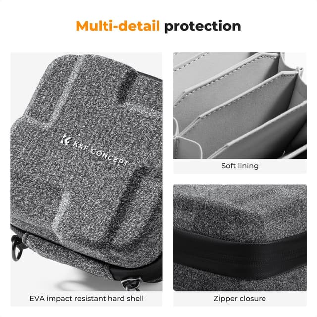 Thumbnail 2 de K&F CONCEPT Custodia filtri 10 slot fino a 82 mm