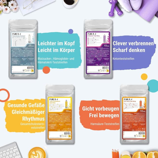 Thumbnail 2 de FORA 6 Connect Messgerät für Glukose