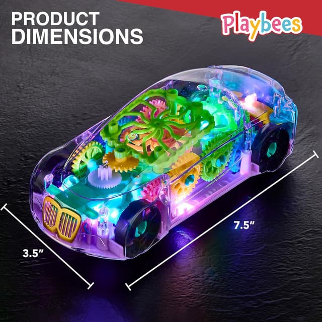 Detalle 2 de Light-Up Car Toy 3-5 Years for Autism