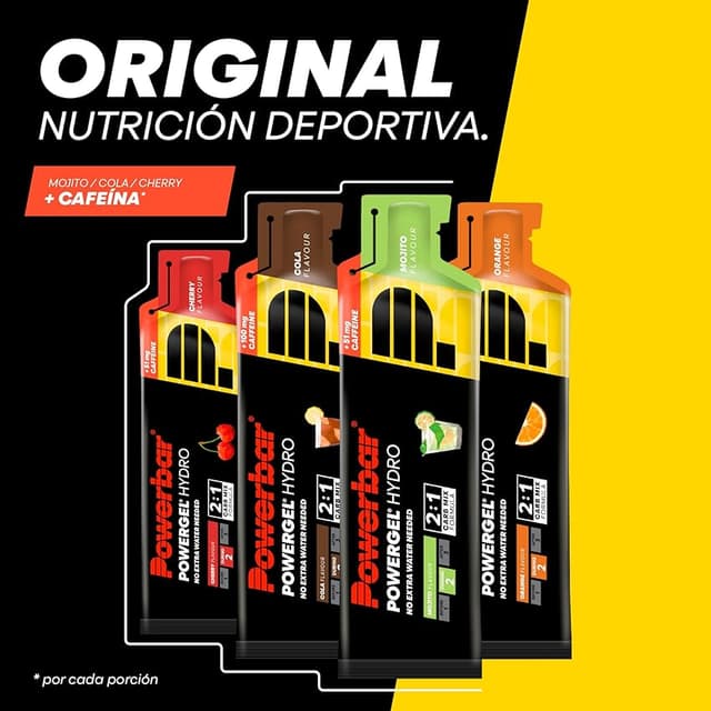 Detalle de Powerbar PowerGel Hydro Gel energético 24x67ml