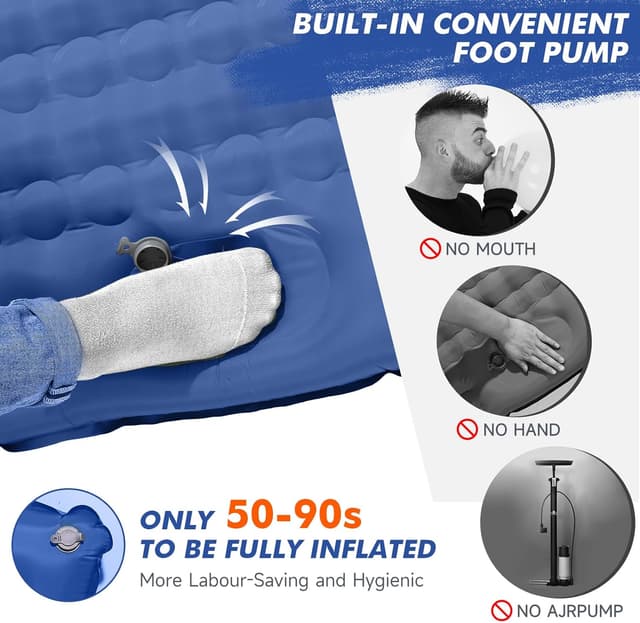 Detalle 2 de HiiPeak Camping-Isomatte 1,1 kg Luftmatratze