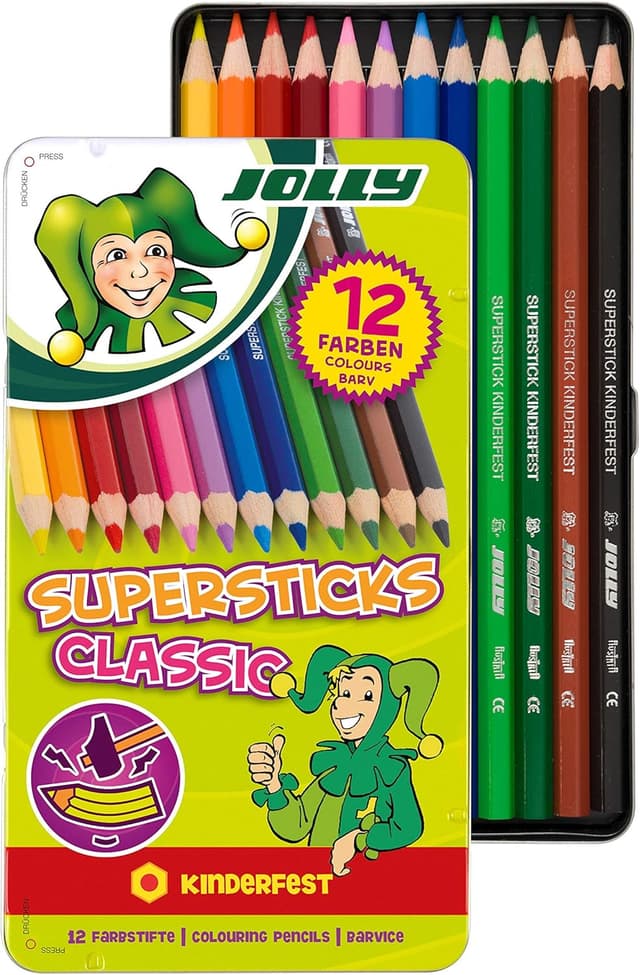 Imagen de JOLLY 3000-0246 Buntstifte 12 Stifte 🎨 en OfertitasTOP