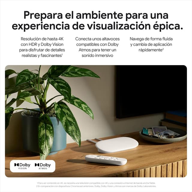 Thumbnail 2 de Google TV Streamer 4K rendimiento y HDR