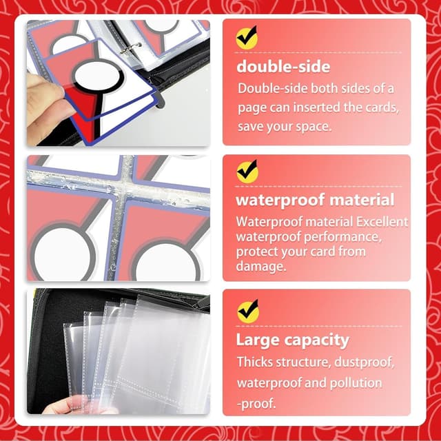 Thumbnail 2 de cozviao Card Binder 400 Pockets