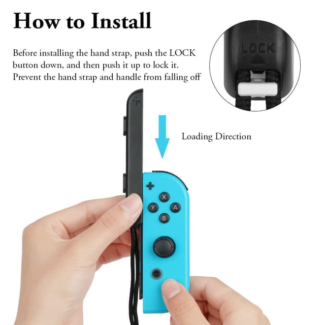 Detalle de Switch Joycon Handschlaufe für Controller