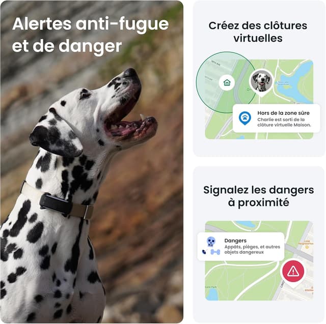 Thumbnail 3 de Tractive Collier GPS Chien Connecté 14 jours