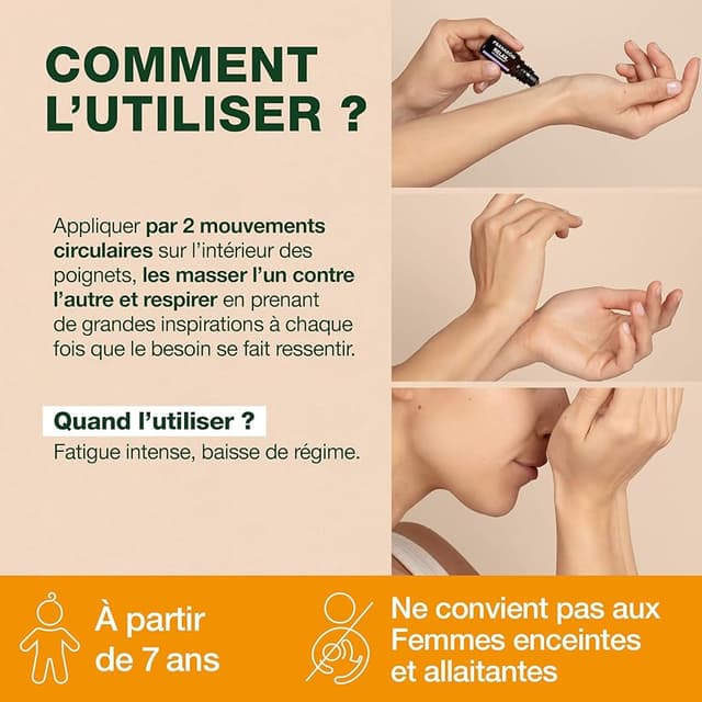 Thumbnail 4 de PRANAROM Aromaboost Energy Bio roll‑on 5 ml para fatiga física y mental