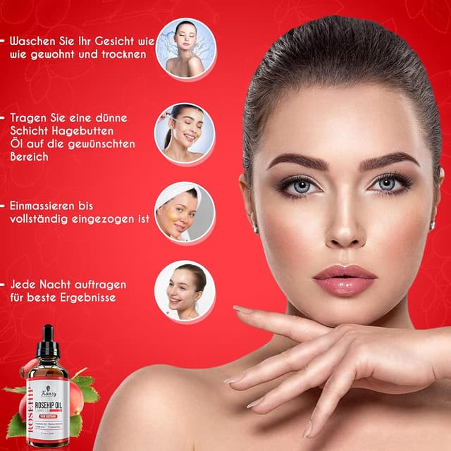 Detalle de Kanzy Hagebuttenöl Kaltgepresst 120ml