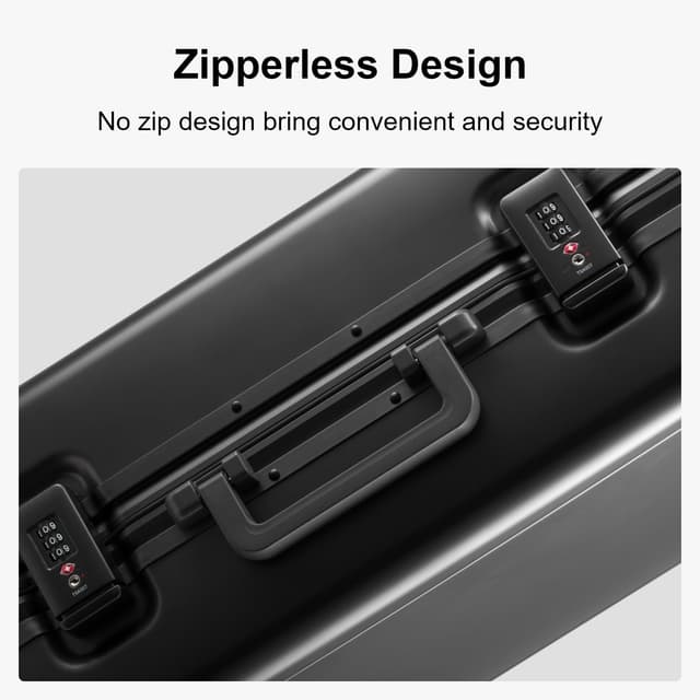 Detalle 2 de LEVEL8 Koffer Aluminium Handgepäck 55 cm