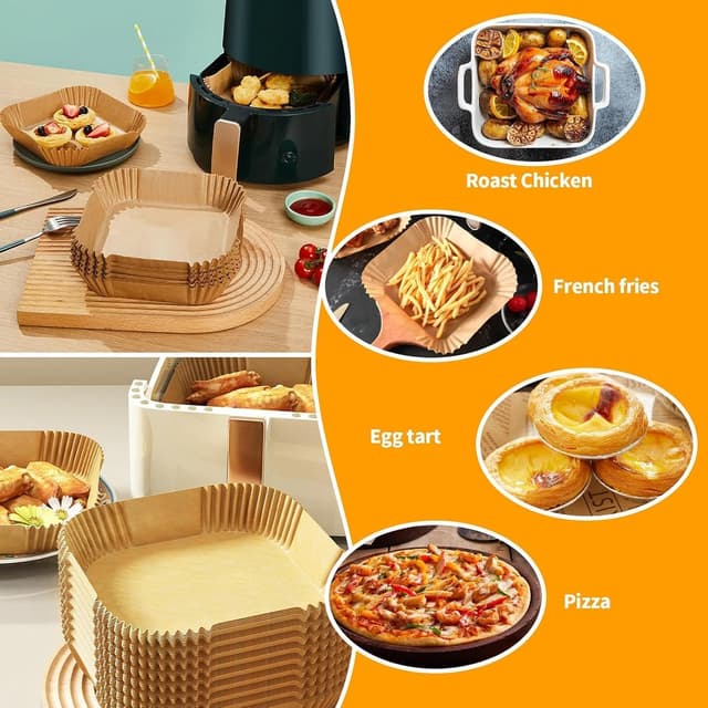 Thumbnail 4 de 8" Air Fryer Liners 150pcs