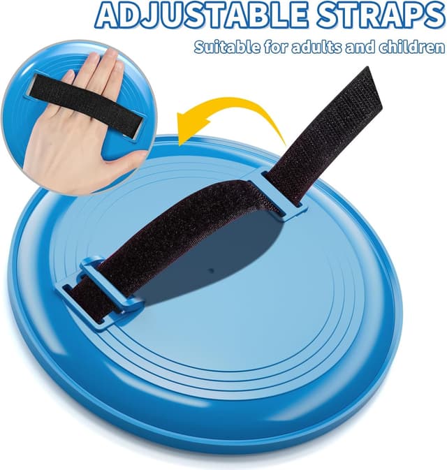 Detalle 2 de Toss and Catch Ball Game Outdoor Toys for Kids and Adults (4 paddles, 4 sticky balls) — park, beach and garden yard game