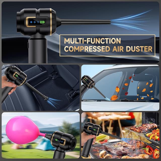 Detalle 2 de Lyiazsoy Car Vacuum Cleaner 27,000PA cordless