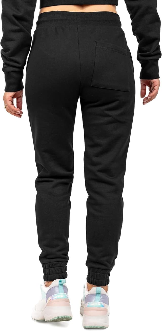 Detalle de Reichstadt Pantaloni da Jogging Donna in Cotone slim fit con coulisse e tasca posteriore