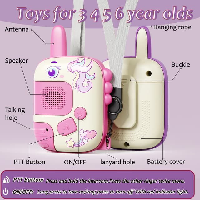 Thumbnail 4 de Walkie Talkie Kids Outdoor Toy for Ages 3–8