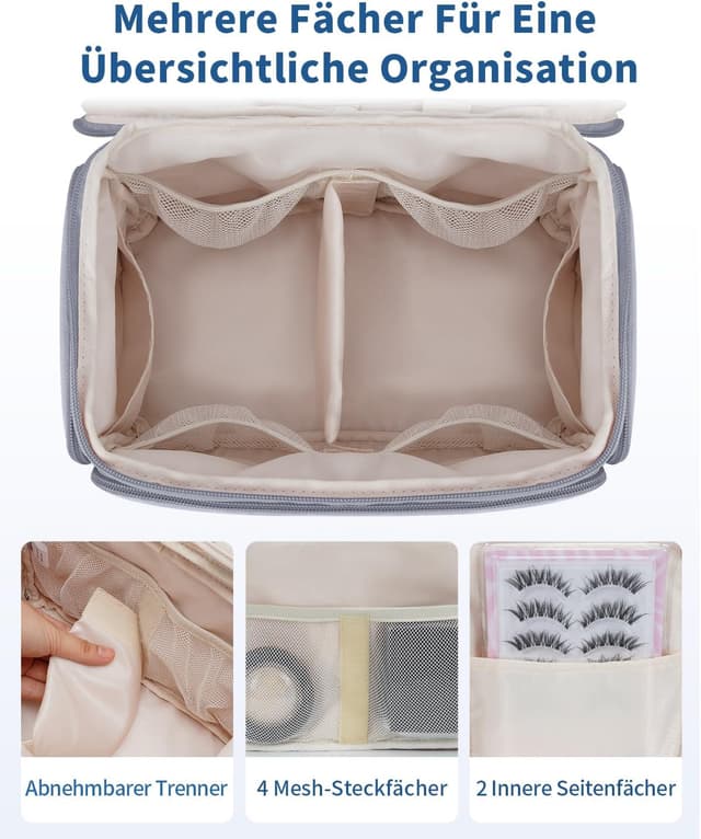 Detalle de WANDF Reise Kulturbeutel 29 x 16,5 x 19