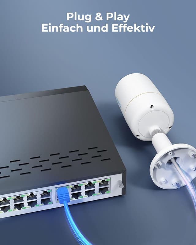 Thumbnail 6 de Reolink 12MP RLK16-1200B8-A Outdoor-Überwachungskamera-Set mit 8× PoE, Spotlights, 2-Wege-Audio und 16CH 4TB NVR