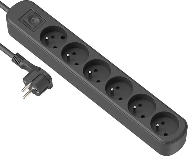 Imagen de Electraline 32053 Bloc 6 prises interrupteur en OfertitasTOP