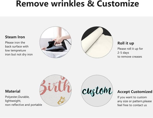 Thumbnail 6 de APROPHIC Boho Geburtstagbanner 210×150 cm