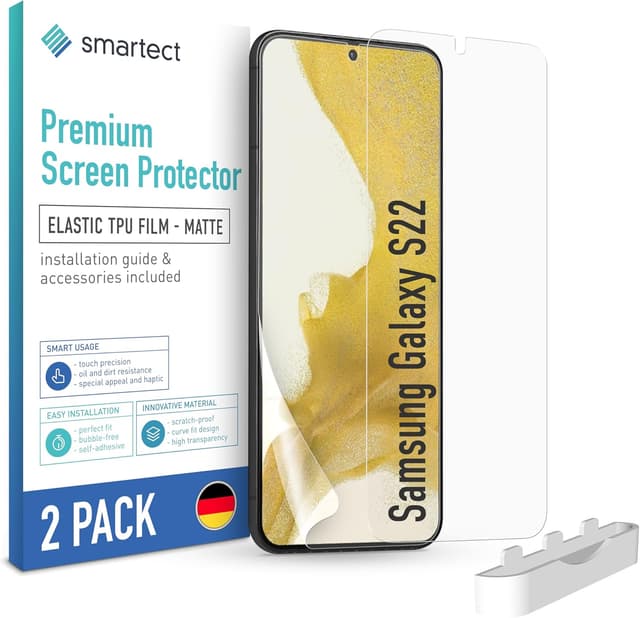 Detalle de Smartect TPU pellicola protettiva opaca (2 pezzi) per Samsung Galaxy S22