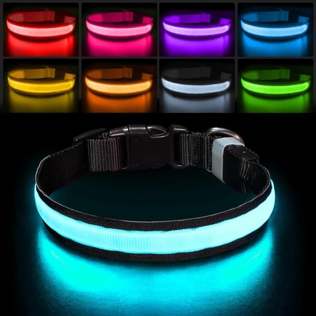 Imagen de PcEoTllar Collar Luz para Perro recargable 11 h en OfertitasTOP