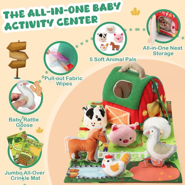 Detalle 2 de Sensory farm toy set 6 to 12 months
