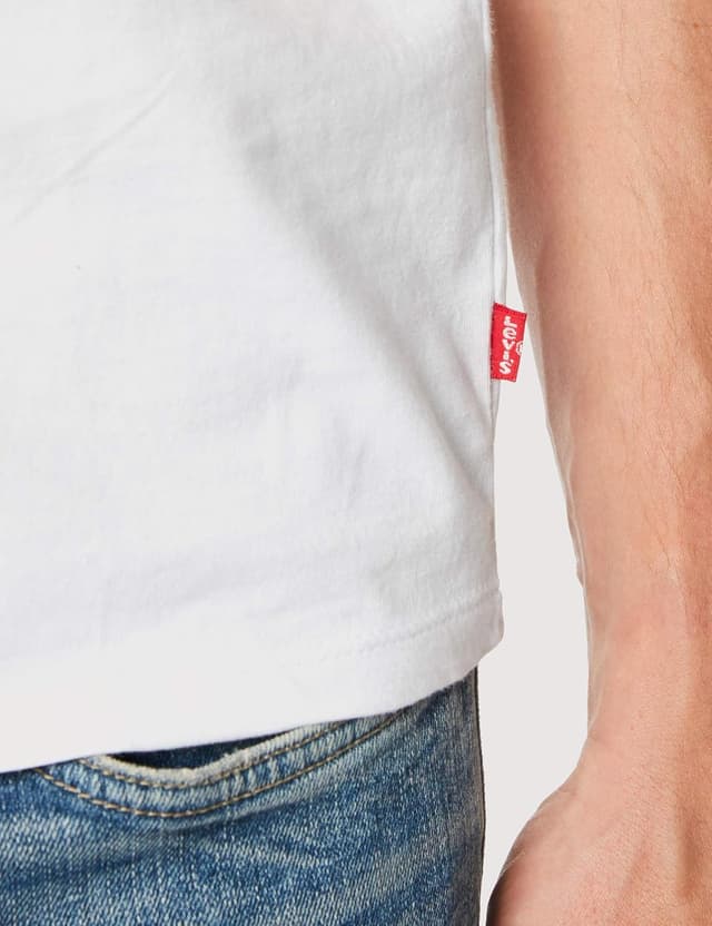 Thumbnail 4 de Levi's Graphic Set-in Neck T-Shirt White Hombre