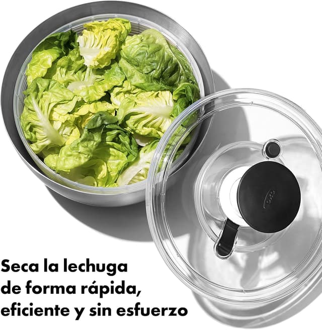 Thumbnail 2 de OXO Good Grips, Escurridor y Centrifugadora de Acero Inoxidable🍃