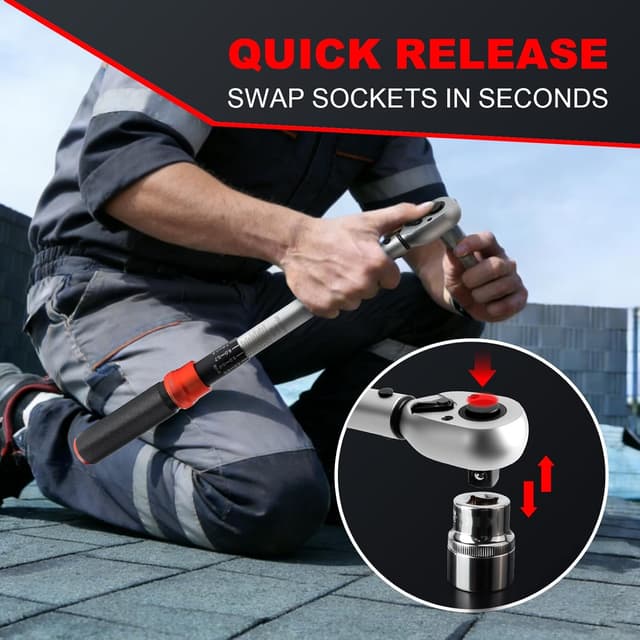 Thumbnail 4 de Hairich Drehmomentschlüssel 1/2 Zoll 20–230 Nm