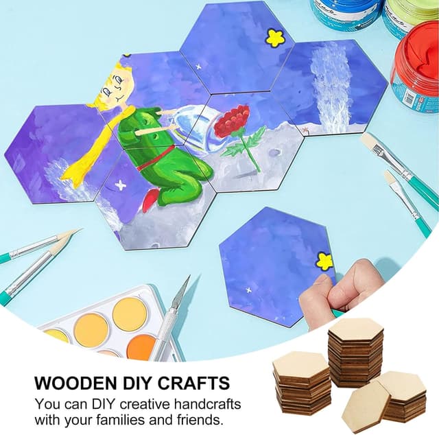 Thumbnail 5 de Milisten Beech wooden pieces 50 pcs 1.57in 🪵