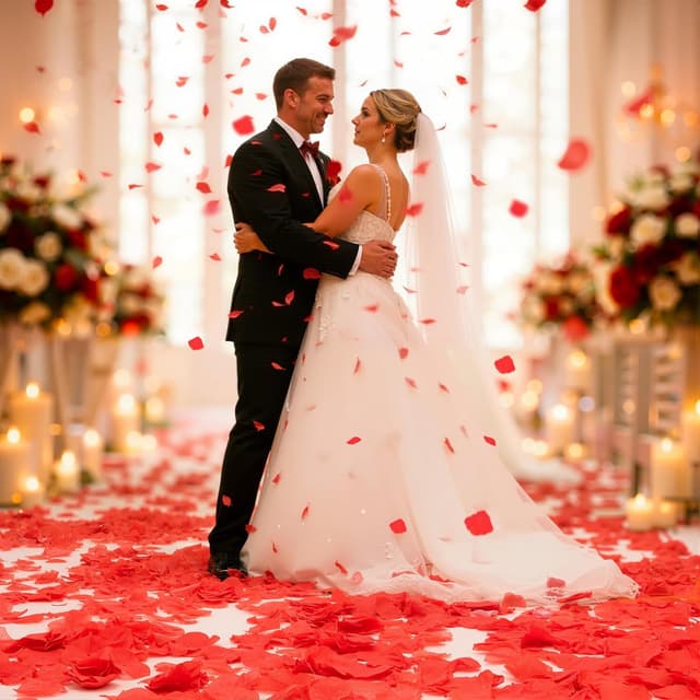 Thumbnail 4 de OWLKELA 1200 pétales rouges artificiels 🎉