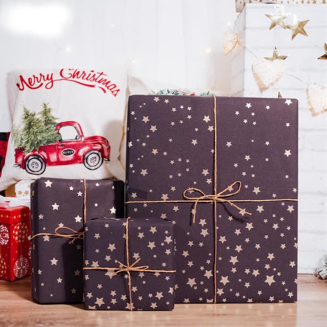 Thumbnail 5 de Birthday Wrapping Paper Roll 43cm x 10m Navy