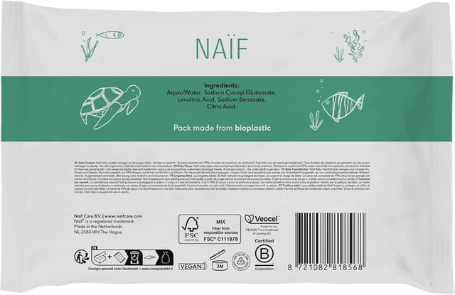 Thumbnail 1 de Naïf Toallitas húmedas 432 unidades 👶