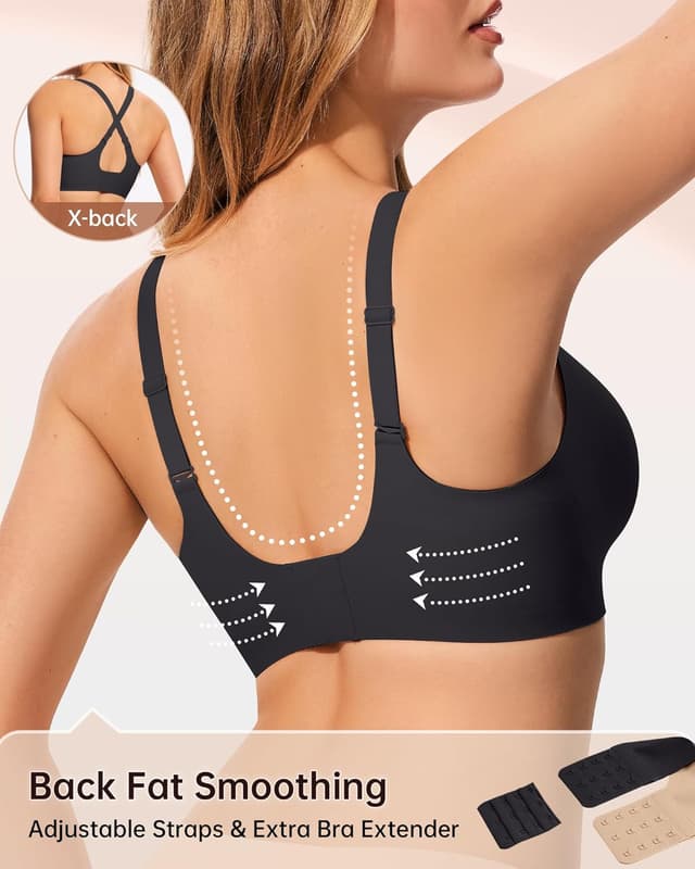 Thumbnail 3 de LetsJoli Wireless Jelly Seamless Bra S–3XL 🎀