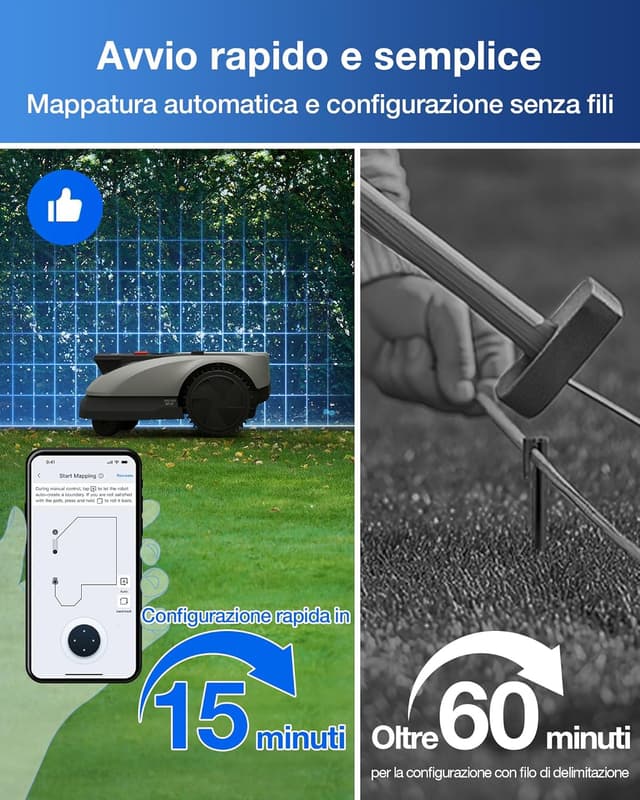 Detalle de ECOVACS GOAT O600 RTK Care Kit: robot rasaerba senza cavi fino a 600 m²