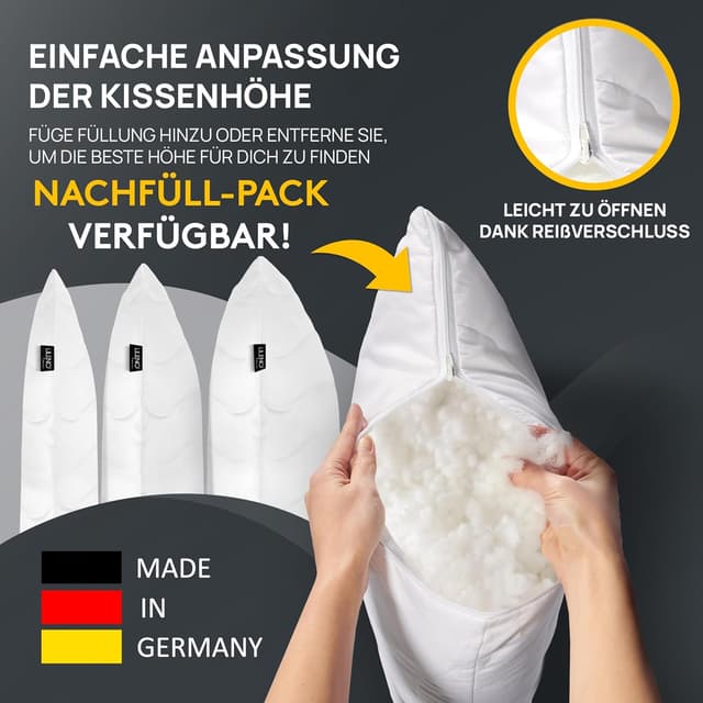 Thumbnail 5 de LILENO HOME Relleno de cojín 50x30 cm 🛋️ Lavable y antialérgico