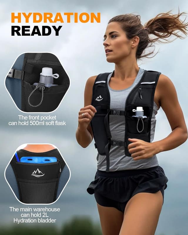 Thumbnail 3 de ISEYOU Running Vest with phone pocket