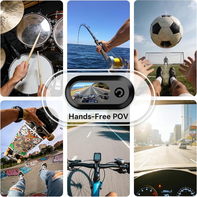 Thumbnail 6 de Xilecam Mini Action Cam 1080P inkl. 32-GB-Speicherkarte – Helmkamera & Bodycam-POV in Schwarz