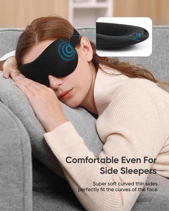 Thumbnail 1 de LKY DIGITAL Sleep Mask 3 Pack blackout eye mask 😴