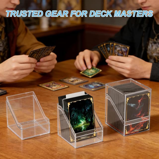 Thumbnail 5 de Mlikero Card Deck Cases 100+ Card Storage Box
