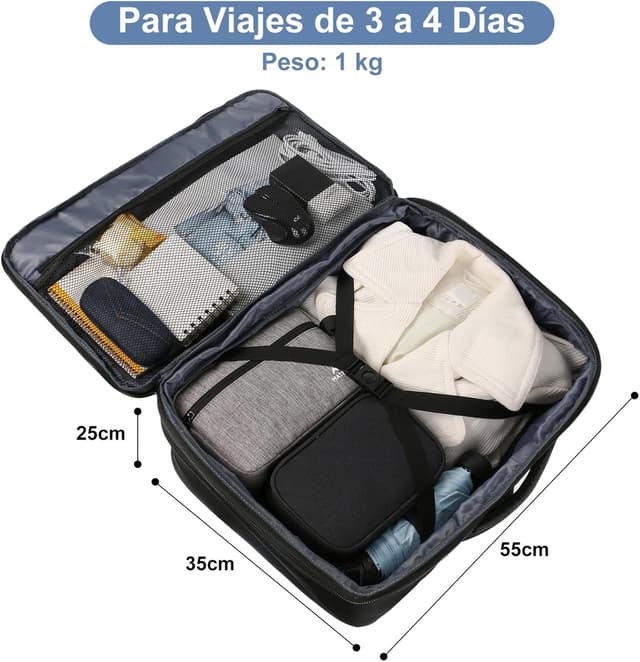 Thumbnail 5 de MATEIN Mochila Cabina Expandible 50L 55x35x25