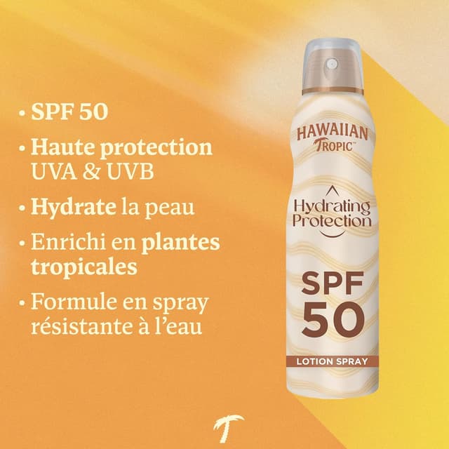Detalle 2 de Brume solaire SPF 50 Hawaiian Tropic, 220 ml