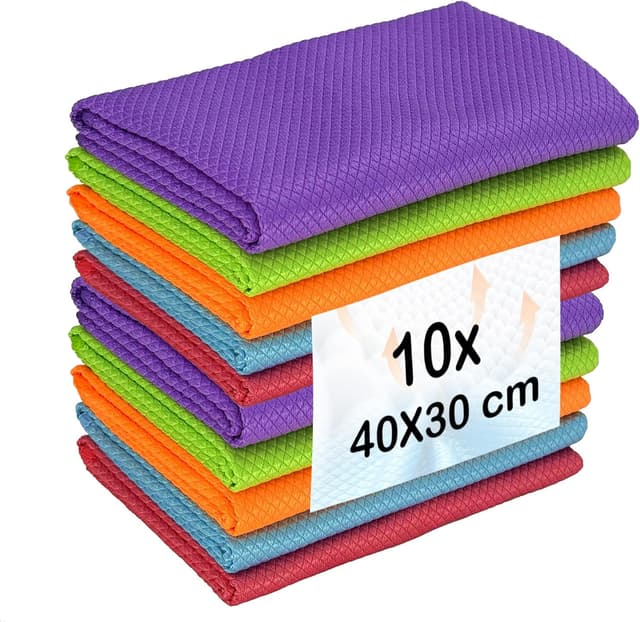 Detalle de Mikrofaser Putztücher 10er Set 40x30 cm
