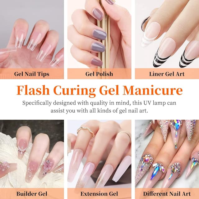 Detalle de AISEELY UV Glue Curing Lamp (3W) with clip and switch for UV resin, gel polish & circuit board repair