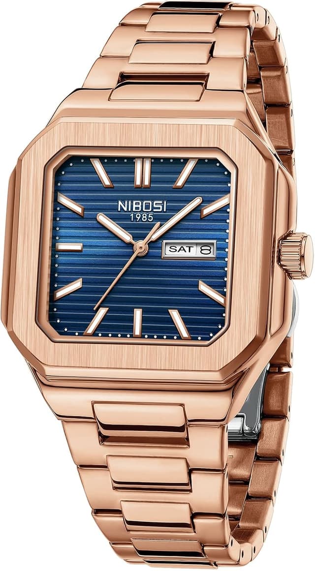Detalle de NIBOSI Orologio uomo analogico 3 ATM